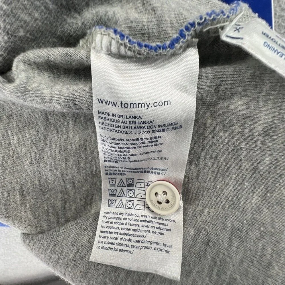 Tommy Hilfiger Denim Long Sleeve‎ Mens Pullover Henley Sweater Medium